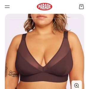 NWOT Parade Bralette in 2XL